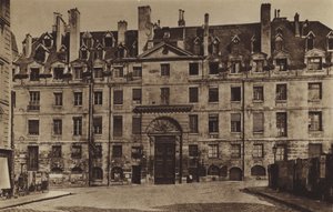 De hoofdingang van het Lycee Louis-le-Grand in 1887