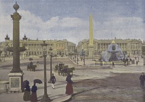 Parijs, Place de la Concorde door (after) French Photographer