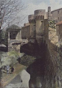 Pernes, Chateau door (after) French Photographer