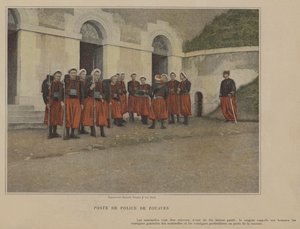 Politiepost van de Zouaven door (after) French Photographer