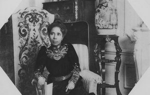 Koningin Ranavalo (zw/w foto)