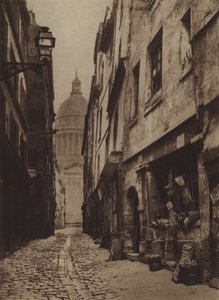 Rue des Carmes en rue Valette door (after) French Photographer