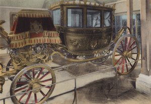 Huwelijkskoets van Napoleon III door (after) French Photographer