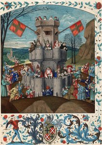 Fort van Geloof, belegerd door ongelovigen en ketters door (after) French School