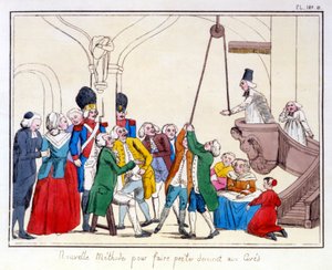 De drie orden van Frankrijk volgens een schilderij bewaard in het stadhuis van Aix en Provence. Spotprent over de ongelijkheid van de drie orden na de revolutie van 1789.