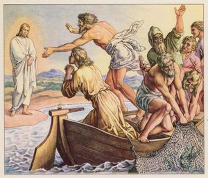 Jezus verschijnt aan zijn discipelen door (after) German School