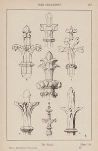 Ornament: Vrije Ornamenten, De Bekroning door (after) German School