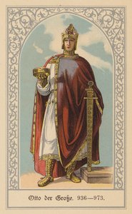 Otto de Grote, Koning van Duitsland en Italië en Heilige Roomse Keizer door (after) German School