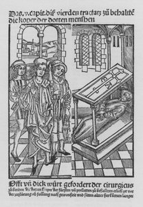 Het Boek van Cirurgia door Hieronymus Brunschwig door (after) German School