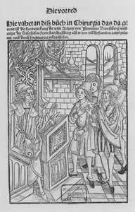 Het Boek van Cirurgia door Hieronymus Brunschwig door (after) German School