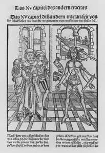Het boek van Cirurgia door Hieronymus Brunschwig door (after) German School