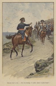 Lannes schreeuwde naar hen: "Steek het zwaard onmiddellijk in de schede!" door (after) Paris