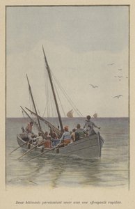 Twee schepen naderden met angstaanjagende snelheid door (after) Paris