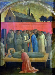De dood van St. Franciscus