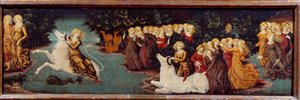 De ontvoering van Europa. door (c.1445 1527) Liberale da Verona