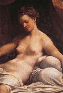 Danaë, door Antonio Allegri, bekend als Correggio