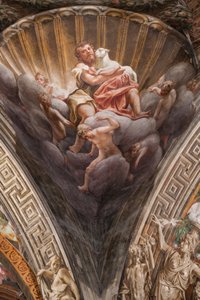 Johannes de Doper (detail) door (c.1489 1534) Correggio
