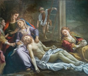 Rouw om Christus, c.1524 door (c.1489 1534) Correggio