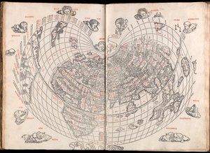 Claudii Ptholemaei Alexandrini liber geographiae cum tabulis et universali figura et cum additione locorum quae a recentioribus reperta sunt diligenti cura emendatus et impressus door (c.90 168)(after) Ptolemy