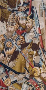 De Trojaanse Oorlog: De Verwoesting van Troje, ca. 1470 (tapisserie) door (fl.1450 75) Master of Coetivy