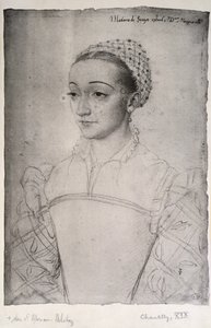 Marguerite de France (1523-74) door (studio of) Clouet