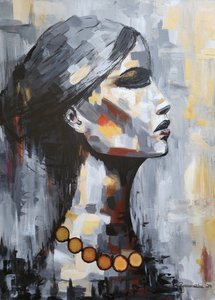Vrouw "Schaduw van Wijsheid" Origineel