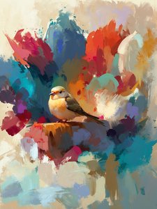 Vogel schilderij 2