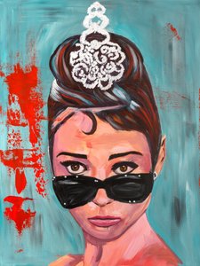 Audrey Hepburn door H.Opitz