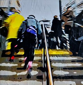 Metro verlaten