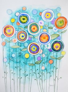 Abstracte bloemen