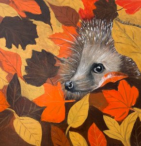 Schattige egel door H.Opitz