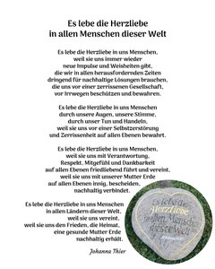 Lang leve de liefde van het hart in alle mensen van deze wereld - Versie 2
