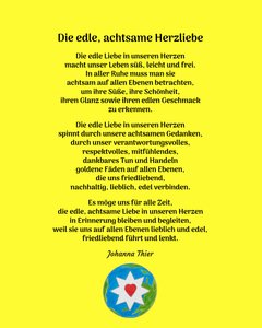 De nobele, bedachtzame liefde van het hart - Versie 2