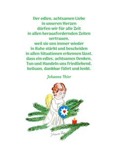 De Rosental engel van nobele, bedachtzame liefde