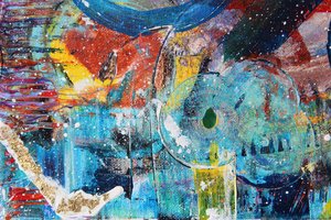 Wereld overbrugging detail door Emilie Csapo Ertl