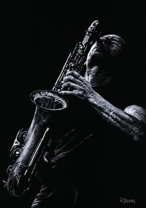 Eclectische Sax door Richard Young