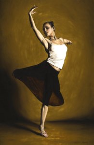 Elegante danseres