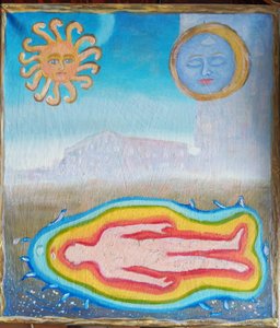 Landschap met menselijke uitstraling door Elzbieta Goszczycka