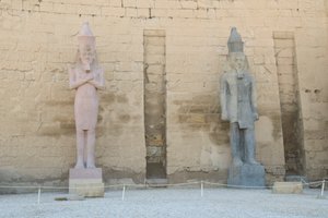 De tempel van Luxor, Oud-Egyptische architectuur in Luxor