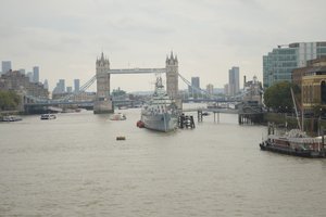 London Bridge over de Theems in het hart van Londen