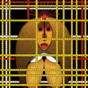 Lockdown (Ia) - (aus der Serie Animal Rationale) door Alexander Eibach