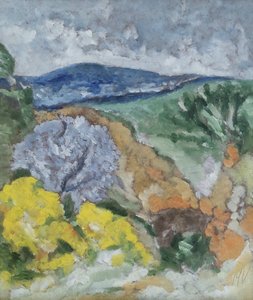 Mediterraan landschap door M. Vet