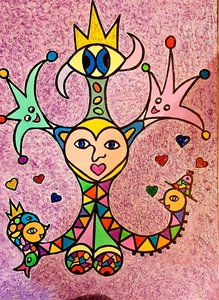 Het hart dat zichzelf beschouwt door Steffi_Seiler_Art