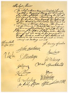 Brief aan de burgemeester van Londen, 17 december 1653 door 2nd Earl of Manchester Edward Montagu