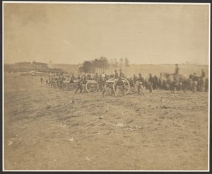 [Eerste batterij van Connecticut, bij Fredericksburg]. door A.J. Russell