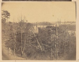 [Landschap met bomen en water]