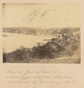 Uitzicht op James River, Virginia