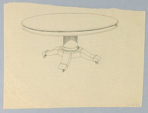Ontwerp voor een Ronde Tafel op Gevormde Basis