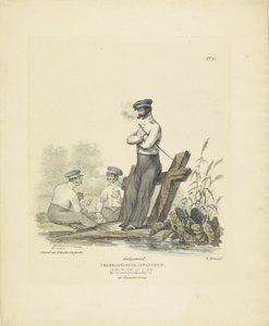 Soldaat in kazernetenue, 1820-1825