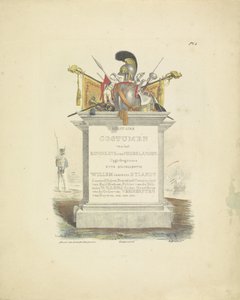 Titelprent voor de reeks uniformen van het Koninkrijk der Nederlanden, 1820-1825